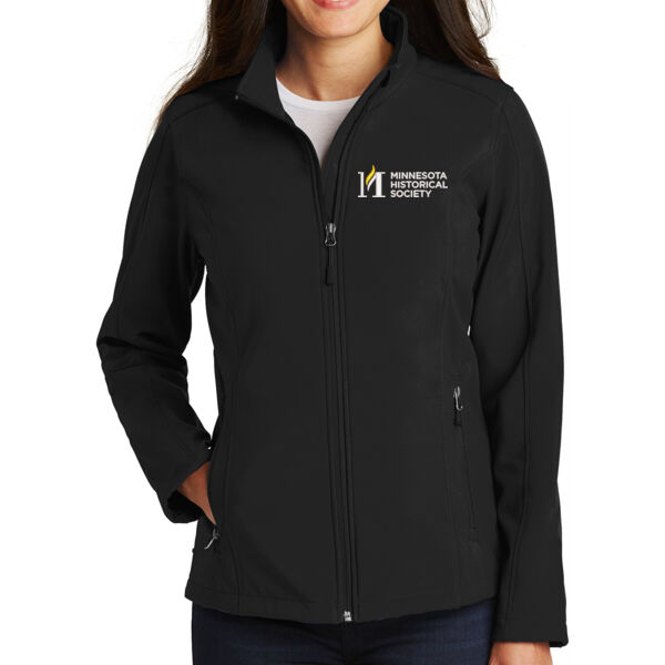 Port Authority Women's Cores Soft Shell Jacket - Embroidered Logo Thumbnail