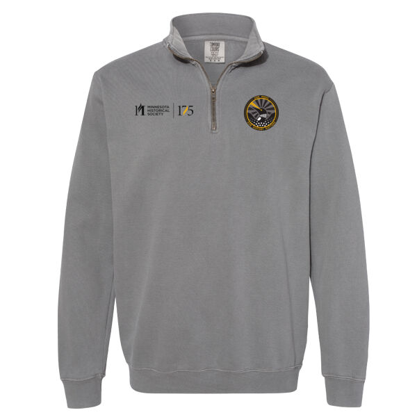 Comfort Colors Garment Dyed Quarter Zip Sweatshirt - Printed Logos Thumbnail