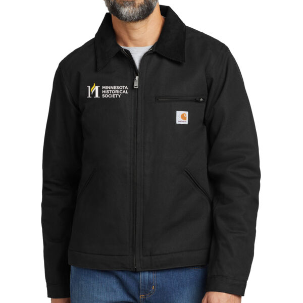 Carhartt Duck Detroit Jacket - Embroidered Logo Thumbnail