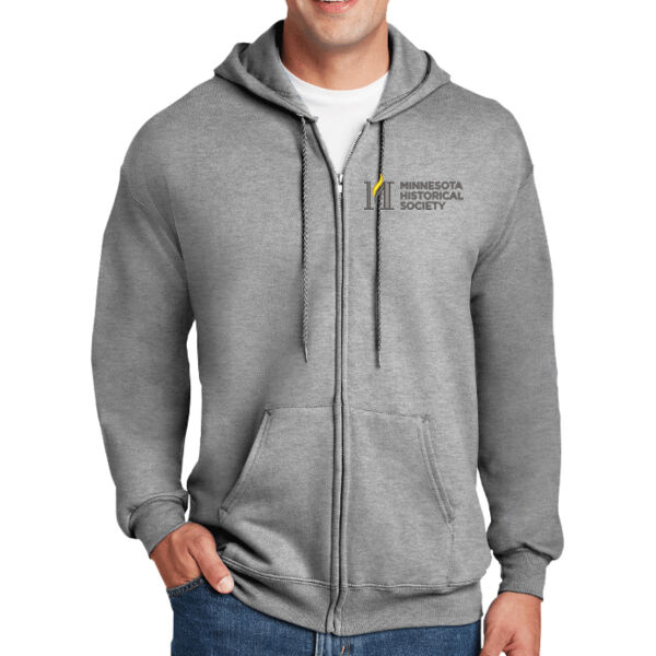 Hanes Ultimate Cotton Full Zip Hooded Sweatshirt - Embroidered Logo Thumbnail