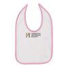 Infant Contrast Trim Premium Jersey Bib Thumbnail