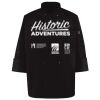 Ten Pearl Button Black Chef Coat Thumbnail