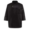 Black Knot Button Chef Coat Thumbnail